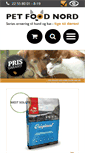 Mobile Screenshot of petfoodnord.dk